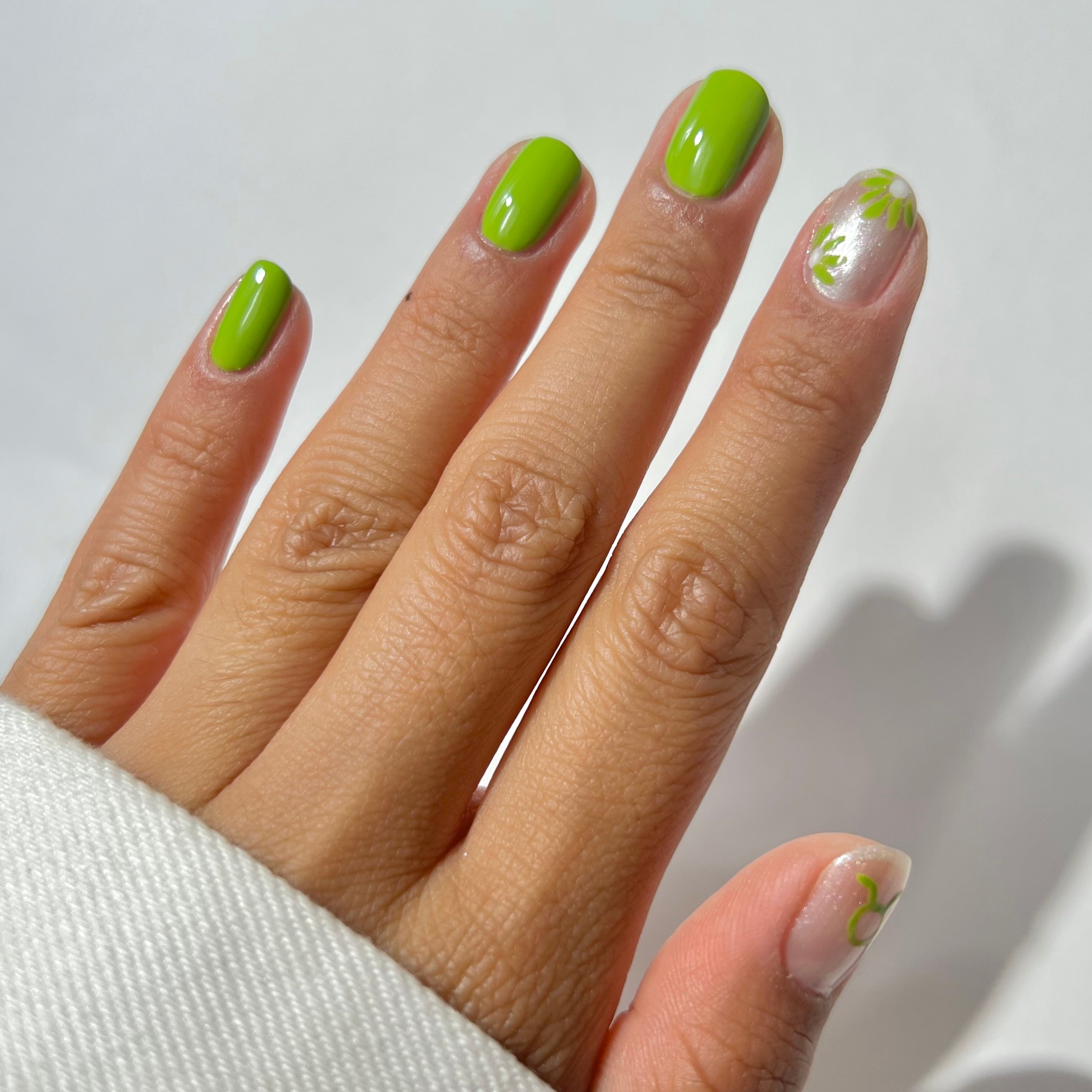 Green Color Glitter Gradient Real Nail Polish Strips Nail Art Wraps Street  Art 20 Strips - Etsy